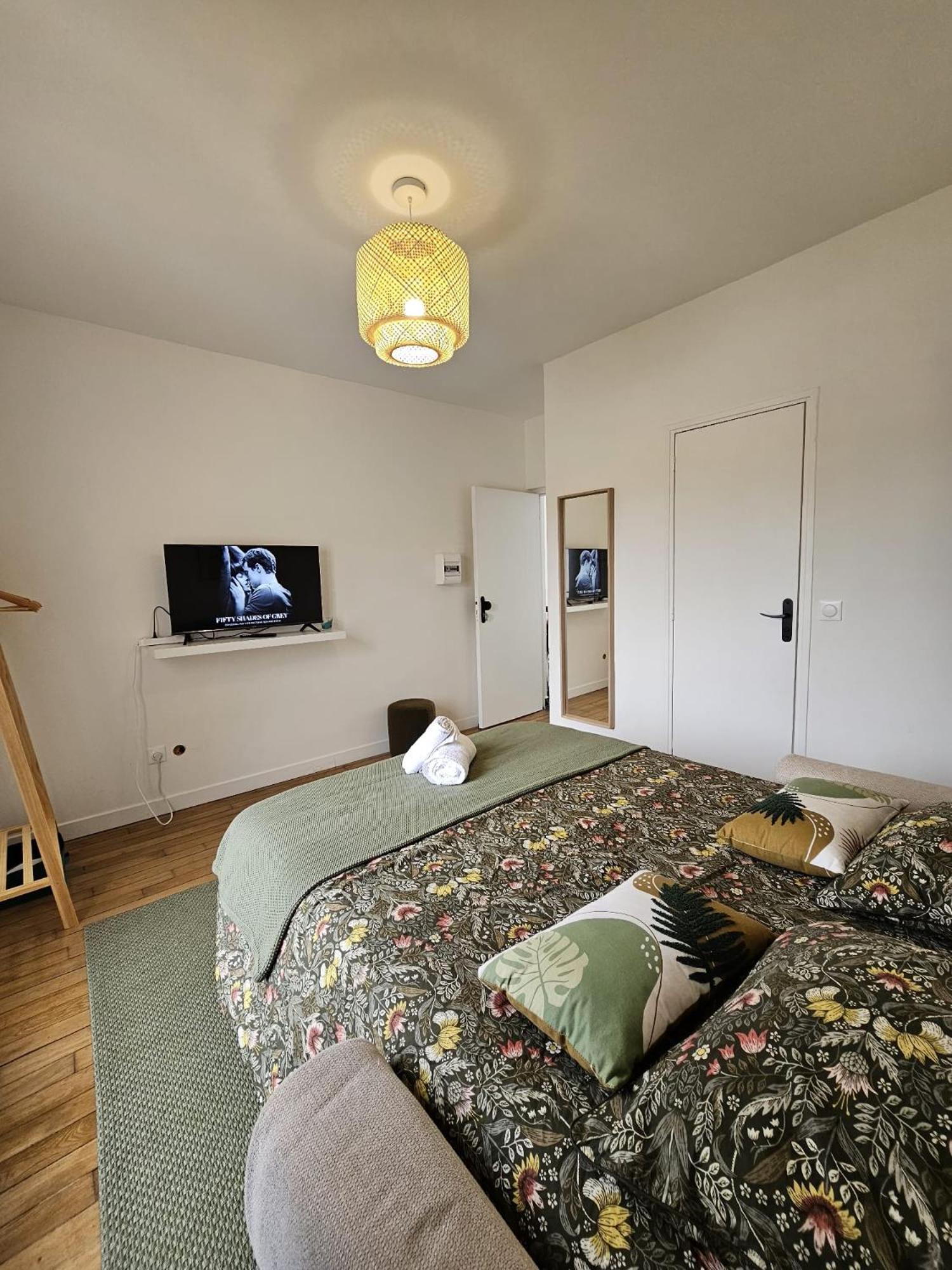 Chambre Verte Proche De Stade De France Pierrefitte-sur-Seine Extérieur photo